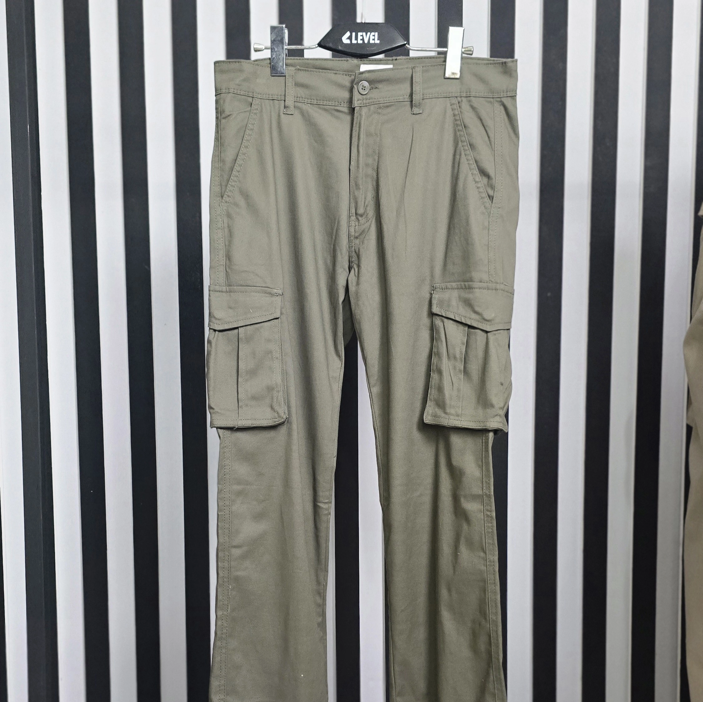 Men's Premium Cargo Baggy Pants Olive Color